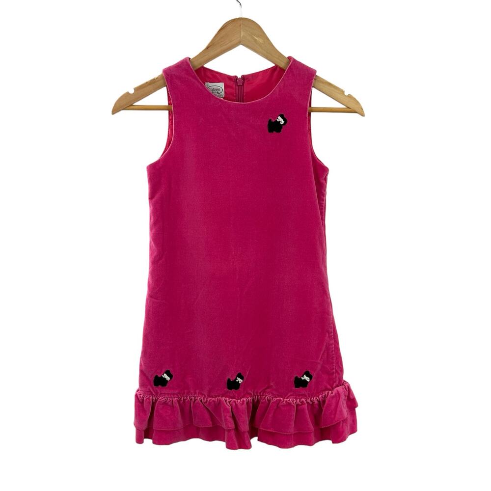 Talbots girls 6x Sleevelss Pink bottom‎ Ruffle Dress